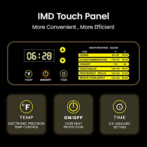 Colzer Food Dehydrator 12 Stainless Steel Trays, Food Dryer For Fruit, Meat, Beef, Jerky, Herbs, With Adjustable Timer And Temperature Control #TOP2