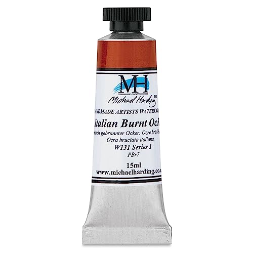 Michael Harding Professional Watercolors - 15ml Tubes (Burnt Sienna), 14.79 ml (Pack of 1)