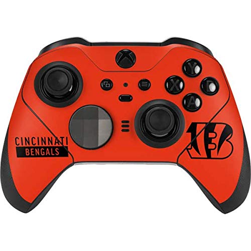 Skinit Decal Gaming Skin Compatible with Xbox Elite Wireless Controller Series 2 - Officially Licensed NFL Cincinnati Bengals Orange Performance Series Design