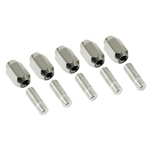 Chrome Lug Nuts & Studs 12mm 5, Compatible with Dune Buggy