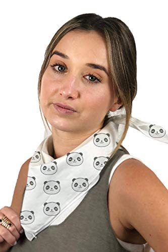 Image of Bandana Face Cover, Multi Prints Set Of 5, Soft Muslin Cloth, Unisex Multipurpose Bandana For Summer