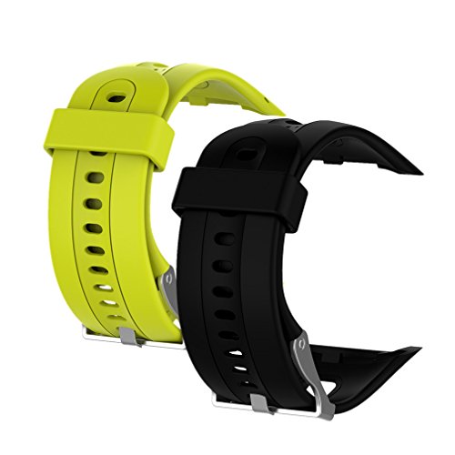 Correa de recambio para Garmin Forerunner 10/15,Meiruo Pulsera para Garmin Forerunner 10/Garmin Forerunner 15 (Colour 2, S/para Mujer)