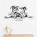 English Bulldog Decal English Bulldog Sticker Dog Sticker Dog Decal Lazy Dog Sleeping Dog Cute Puppy Wall Art Stickers Tr259