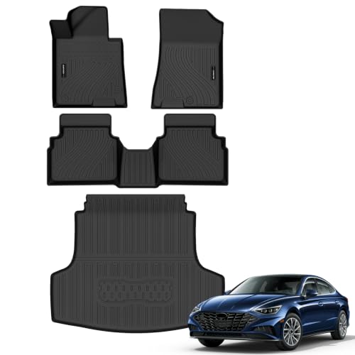 Best Auto Floor Mats, Ranked for 2026 AUXKO Floor Mats Cargo Mat for 2021-2027 FWD Kia K5 & Hyundai Sonata