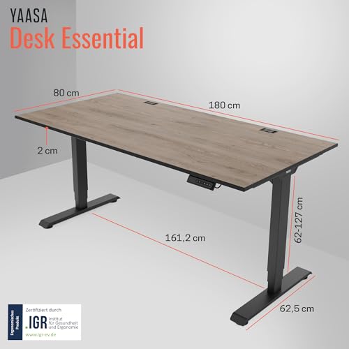Yaasa Desk Essential Höhenverstellbarer Schreibtisch