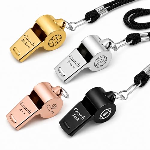 Silbato Personalizado para Entrenador Acero Inoxidable miniatura 1