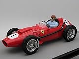 TECNOMODEL Dino 246#1 Peter Collins Winner Formula One F1 England GP (1958) with Driver Figure Mythos Series Limited Edition to 75 Pieces Worldwide 1/18 Model Car TMD18-116B