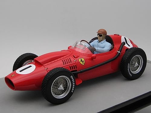 TECNOMODEL Dino 246#1 Peter Collins Winner Formula One F1 England GP (1958) with Driver Figure Mythos Series Limited Edition to 75 Pieces Worldwide 1/18 Model Car TMD18-116B