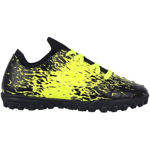 Image of Sondico Kids Blaze Childrens Astro Turf Trainers Football Boots Black/Yellow C12