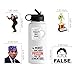 Acekar The Office Sticker Pack of 50 Stickers - The Office Stickers for Laptops, Dunder Mifflin Stickers, The Office Laptop Stickers, Funny Stickers for Laptops, Computers, Hydro Flasks (The Office)