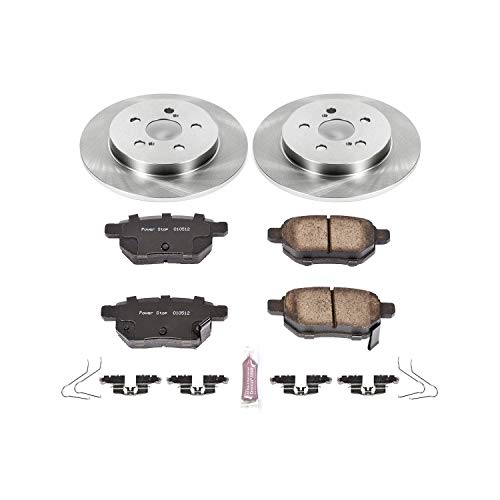 Power Stop KOE5503 Autospecialty Rear Replacement Brake Kit-OE Brake Rotors & Ceramic Brake Pads - Image 4
