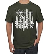 Small Town Country Song Lyrics, Try That in A Small Town American Pride Men's T-Shirt