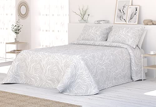 Victorio & Lucchino Colcha Bouti Jacquard (Cama 90cm, Chiara - Gris)