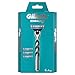 Produktbild Gillette Mach3 Rasierer Herren mit verbesserten Feuchtigkeitsstreifen, Rasierer + 4 Rasierklingen