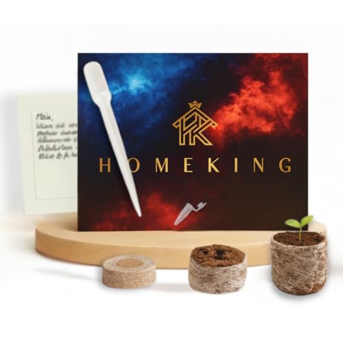 HOMEKING Starter-Set 3er – Anzucht-Set für Pflanzen, Kräuter & Blumen | Mit Anleitung, Pipette, Jiffy & Zubehör | Für Mini-Gewächshaus, Indoor-Anbau & kleine Zelte – von Don Grow