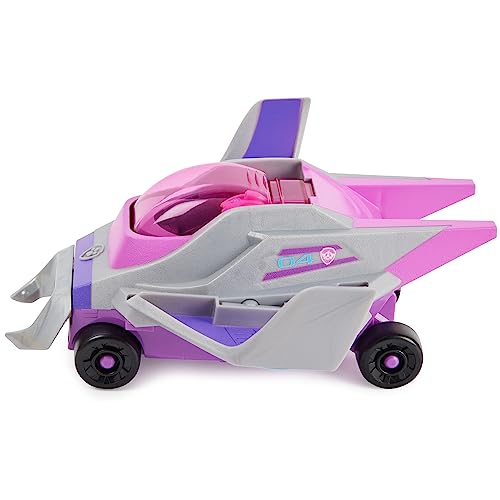 PAT' PATROUILLE AQUA PUPS - Voiture + Figurine Stella - Voiture Pat Patrouille Stella - Figurine à Collectionner - Thème Mer Et Aventures Sous-Marines - Paw Patrol - Jouet Enfant 3 Ans +