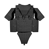Protección completa: con un chaleco está equipado con protección de entrepierna, protección de garganta, brazo y entrepierna. Protege el cuello, el cuello, los brazos y la entrepierna para reducir lesiones. También se puede desmontar en cualquier momento según las condiciones de presencia y lucha.