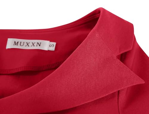 Image of MUXXN Women's Classic Vintage Sweetheart Neckline Cocktail Prom Tea Dress