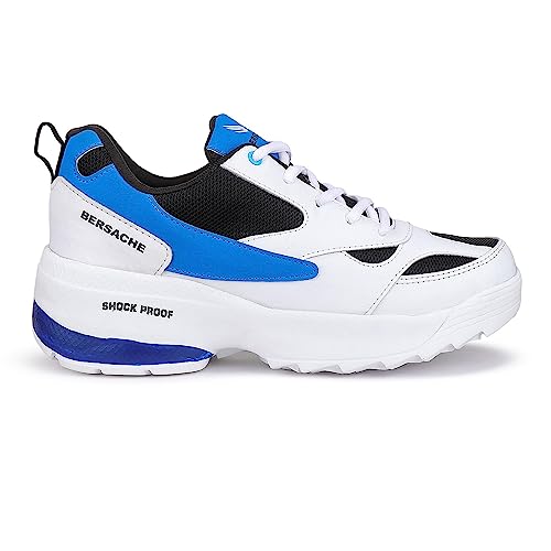 Image of BERSACHE Sneaker, Loafers,Casual With Extra Comfort Sneakers For Men(White)