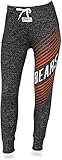 Zubaz NFL Women's Dark Heather Grey Joggers, Chicago Bears, X-Small