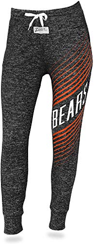 Zubaz NFL Women s Dark Heather Grey Joggers, Chicago Bears, X-Small