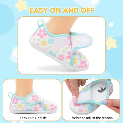 Image of FEETCITY Toddler Walking Shoes Slip On Toddler Shoes Boys Girls Kids Sports Sneakers Casual School Shoes Barefoot Shoes