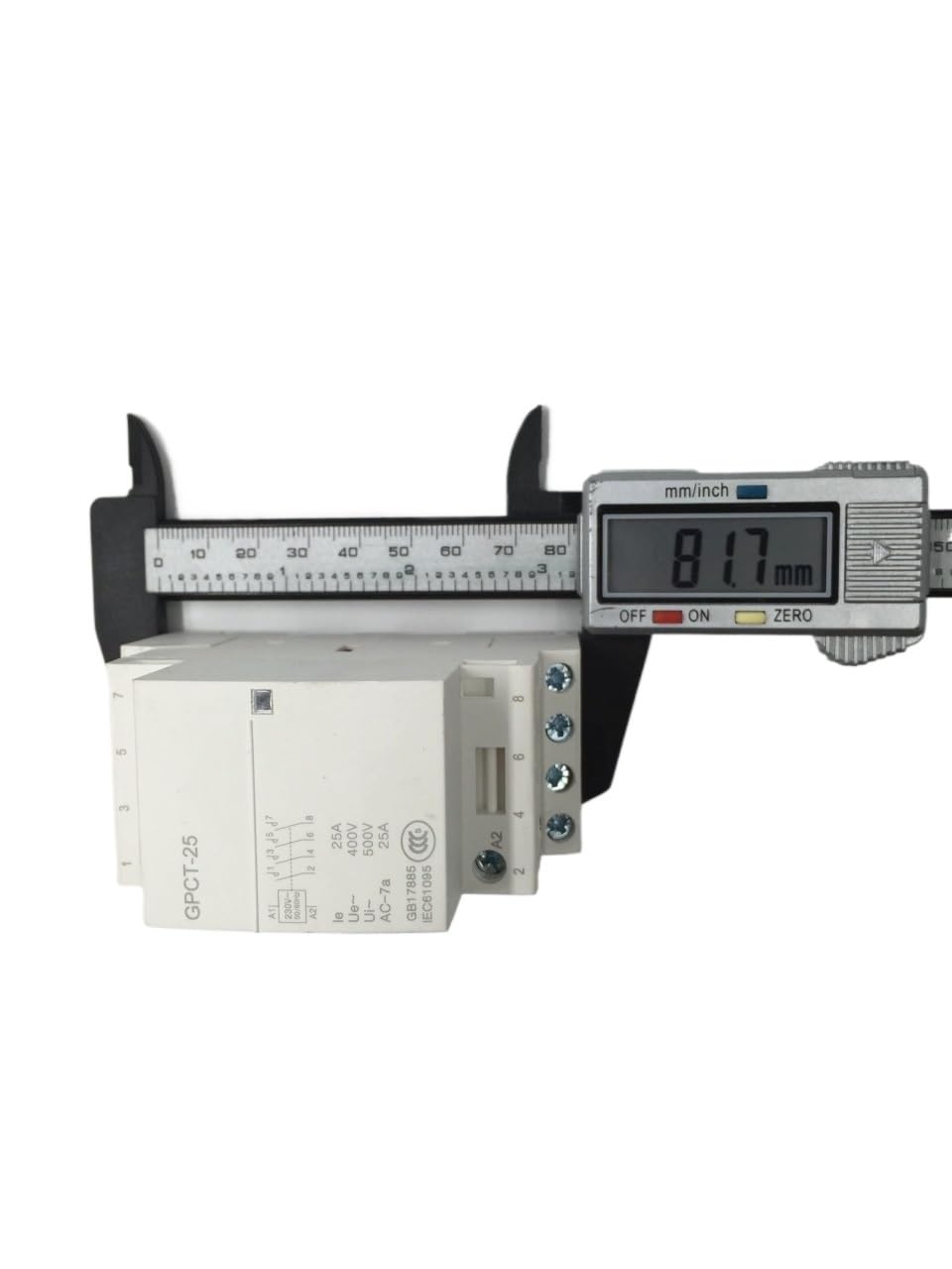 GPCT1 4P 25A 40A 63A 100A 2NC 2NO 220V/230V 50/60Hz Moduł krajowy na szynie DIN Modułowy stycznik AC do restauracji hotelowej w domu (25A)
