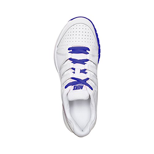 Scarpa nike vapour court jr Bianco-Azzur