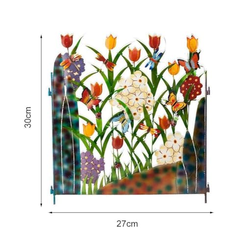 Papillon en métal mural résistant aux intempéries pour extérieur