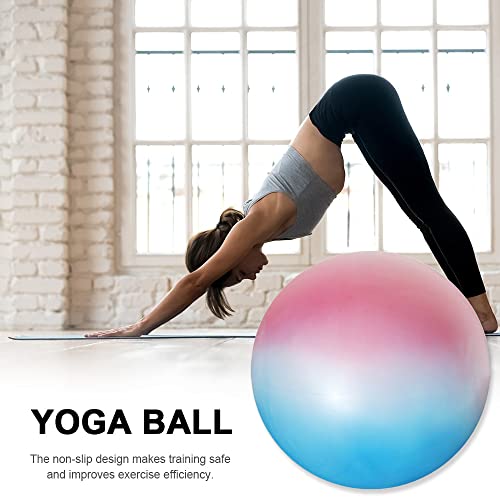 Image of 65cm Exercise Ball with Pump, Anti-Burst Non-Slip Stability Ball for Yoga Pilates Balance Workout Pregnancy and Physical Therapy Home Office Use