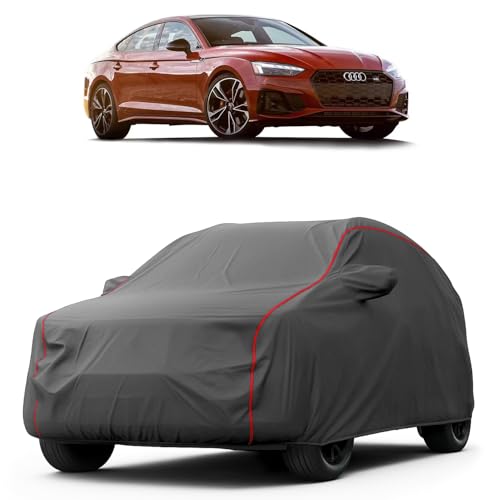 Image of Heavy-Duty Car Cover for Compatible with Audi S5 Sportback (2009 to 2025 All Models) Deluxe Car Protection Cover - Waterproof & UV-Resistant All-Season Exterior Protection