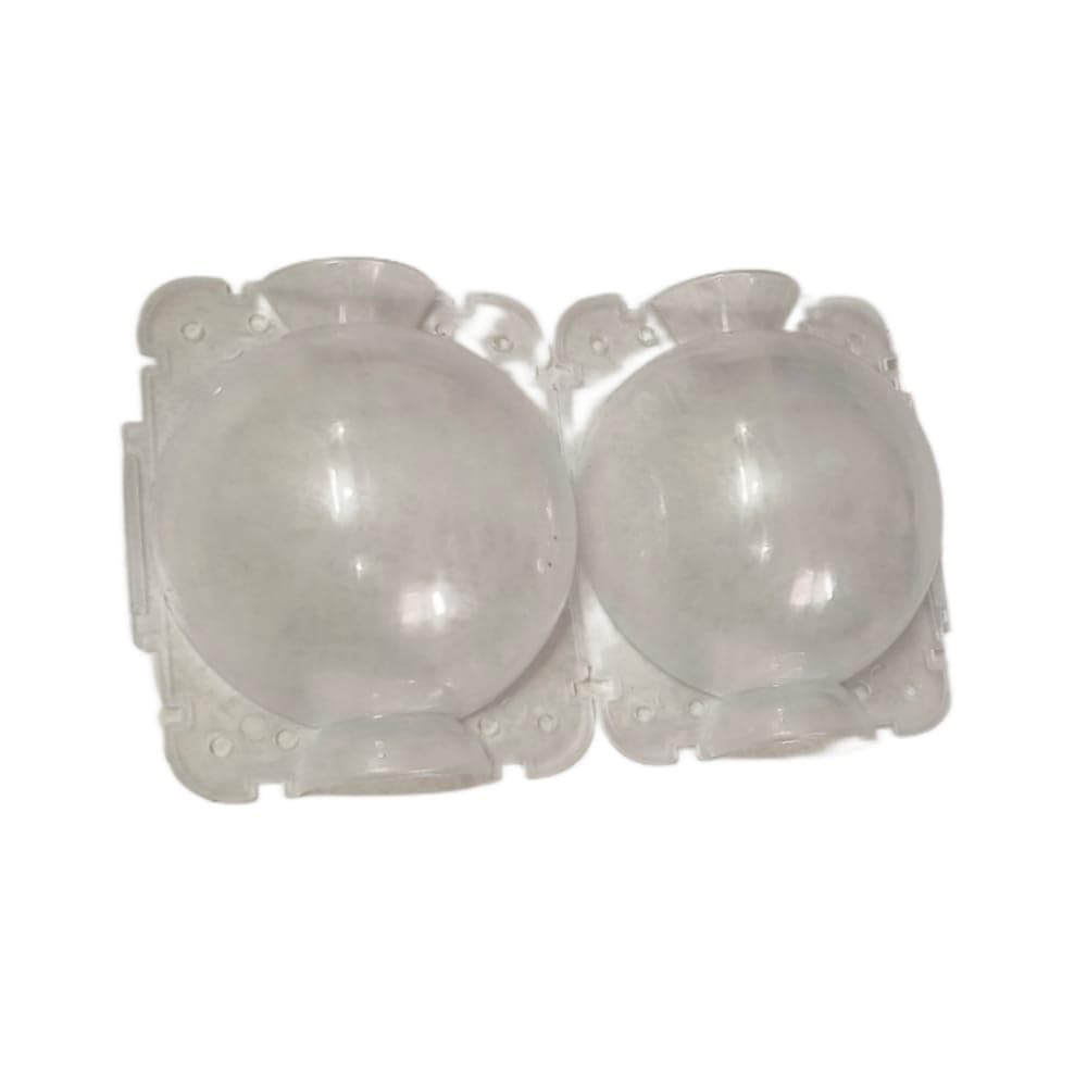 JE-Plant Rooting Balls, 4 inch Reusable Grafting Growth Ball with Secure Locks, Clear White (5PCS)