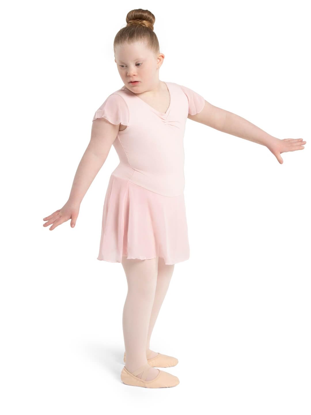 Capezio Damen 11305c Kleid mit Flatterärmeln