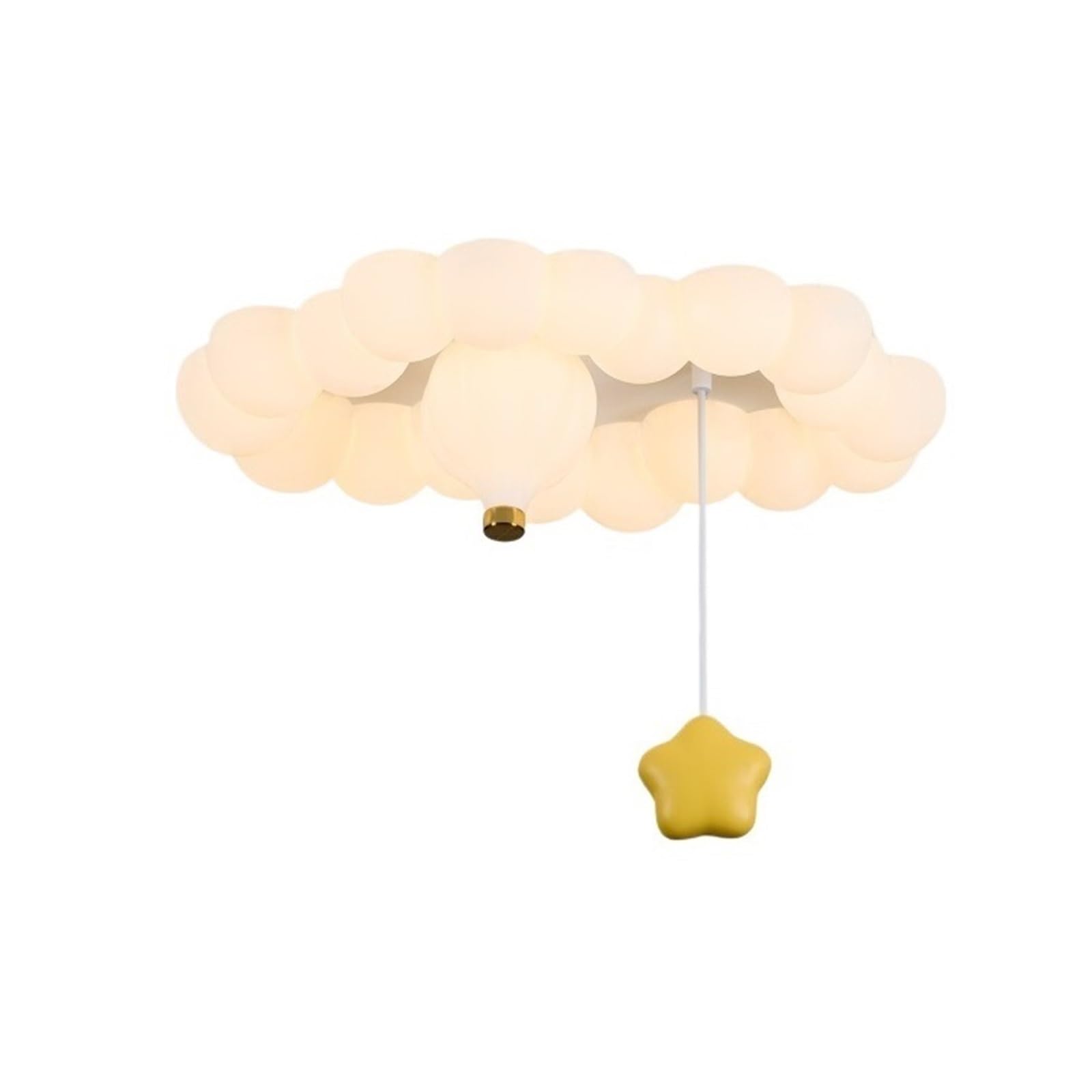 CYairong-22 Ceiling Lighting Creative Resin Cloud Bedroom Ceiling Lamp French Style Room Decoration Ceiling Lamp
