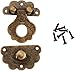 Antique Hinges,Bronze Decorative,Wooden Box Hinge,1PC 40 * 36mm Hasp Latch Lock Jewelry Chest Clasp Hardware Tools Butt