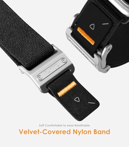 Image of Aulumu A11 Mag Buckle Slim Band Designed for Apple Watch Band | for Apple Watch Ultra2 /Apple Watch Ultra 49mm, Series 9 /8 /SE2 /7 /6 /SE /5 /4 /3 /2 /1 45mm /44mm /42mm | Stainless Steel Magnetic Clasp Band