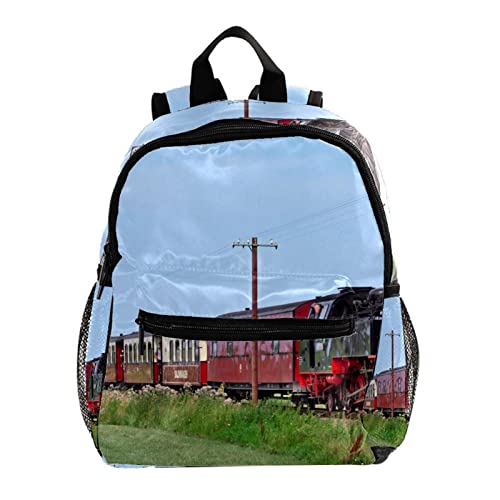 Sac à dos pour garçons et filles rétro multicolore 7 compact 30,5 cm