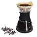 Produktbild Navaris Pour Over Kaffeebereiter aus Borosilikatglas - Kaffeebrüher Kaffeekanne Kaffeezubereiter für 700 ml - Kaffeemaschine für Filter Kaffee