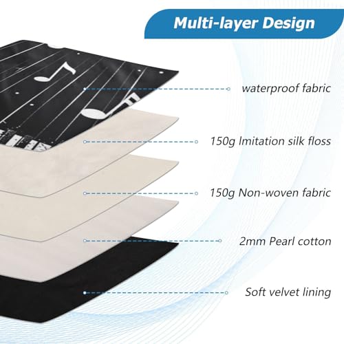 Funda Para Laptop 13-14 Pulgadas Con Teclas De Piano Impermeable miniatura 4