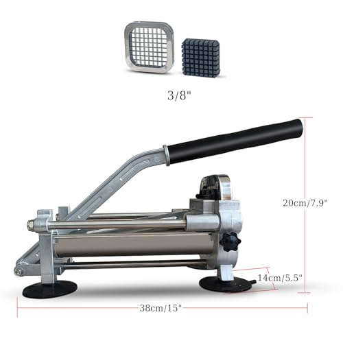 Affettatrice professionale per patatine fritte, resistente, per casa e ristorante, ideale per patatine fritte e verdure croccanti