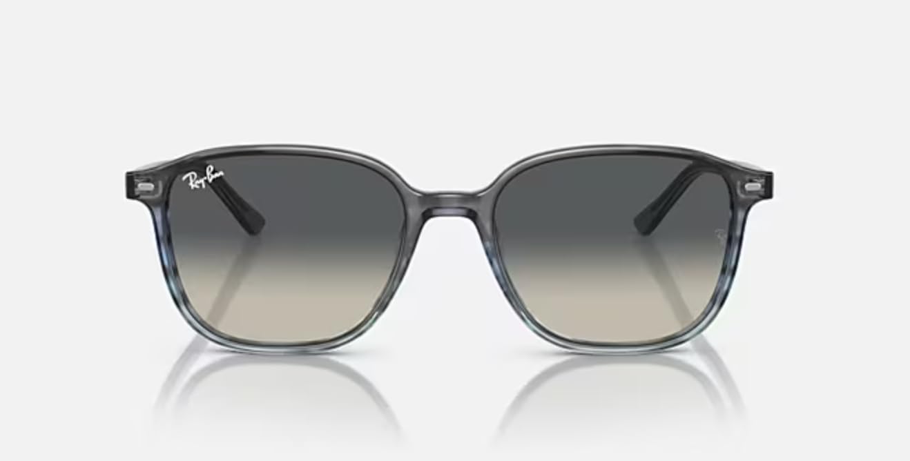 Amazon.com: Ray-Ban 0RB219313817151 Leonard Striped Gray Gradient