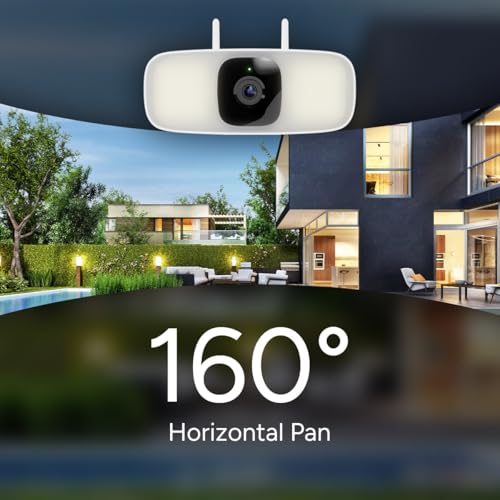 Image of Lorex Connect 2K Floodlight Wi-Fi Security Camera | New Connect App | 160 Pan Coverage | Person Detection | Live Auto-Tracking | Color Night Vision | 2-Way Talk | Cloud & Local Storage Option