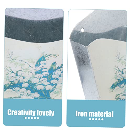 Coheali 4Pcs Tin Storage Bucket Metal Vases For Flowers Retro Decor Metal Planters Galvanized Vertical Iron Bucket Planter Iron Hanging Planter Iron Flower Barrel Iron Flower Bucket Mail #TOP1