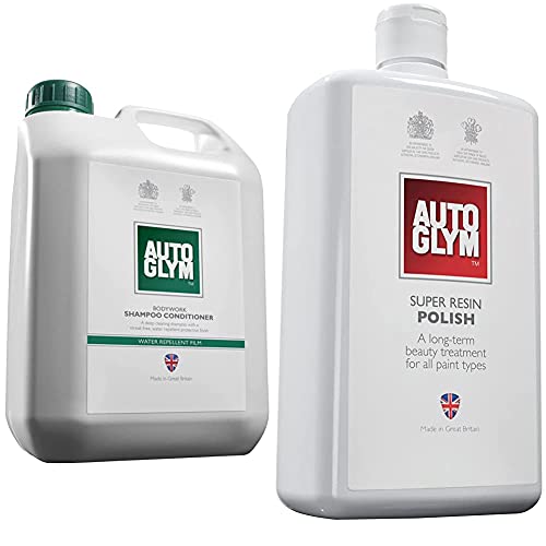 Autoglym Super Resin Polish y Champú Acondicionador para un acabado de carrocería superior