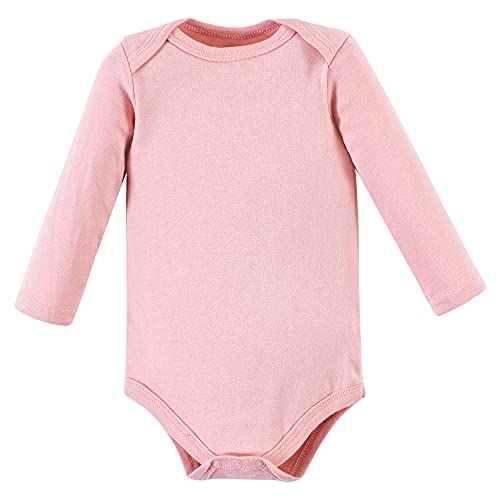 Image of Hudson Baby baby-boys Cotton Long-sleeve Bodysuits 5-pack