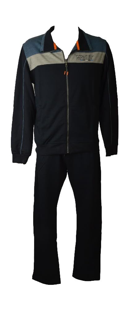 Survêtement homme été fermeture éclair ensemble pantalon poches cordon 8E77449