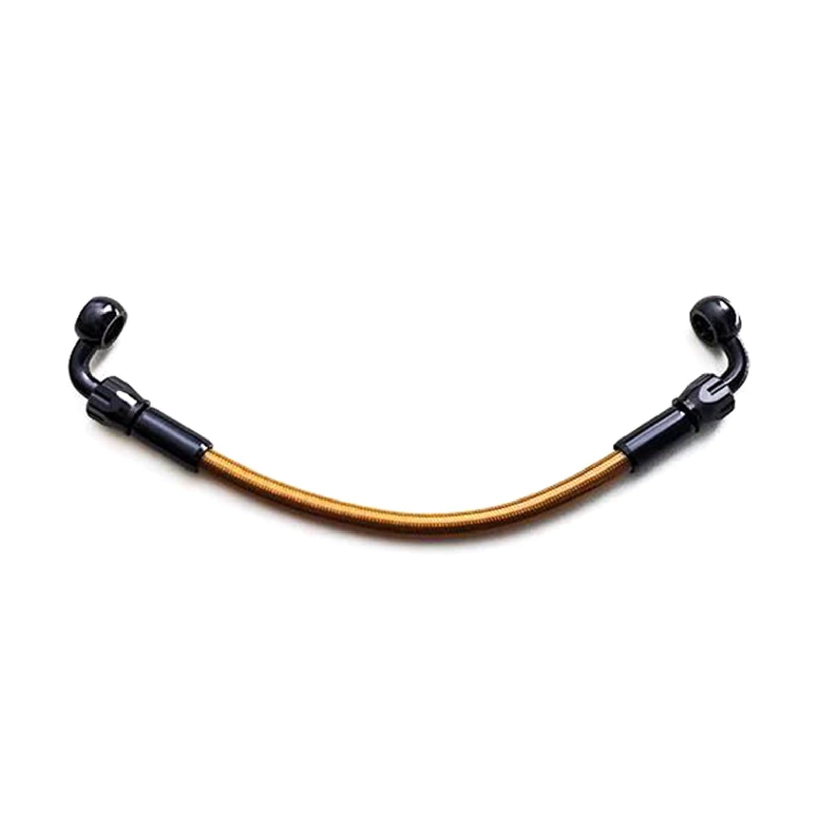 Motorcycle Brake Hose AN3 M10 Motorcycle ATV Dirt Pit Racing Bike Brake Hose Fittings Hydraulic Clutch Tube Master Cylinder Oil Pipe 90°-90° Accessories(2000mm)