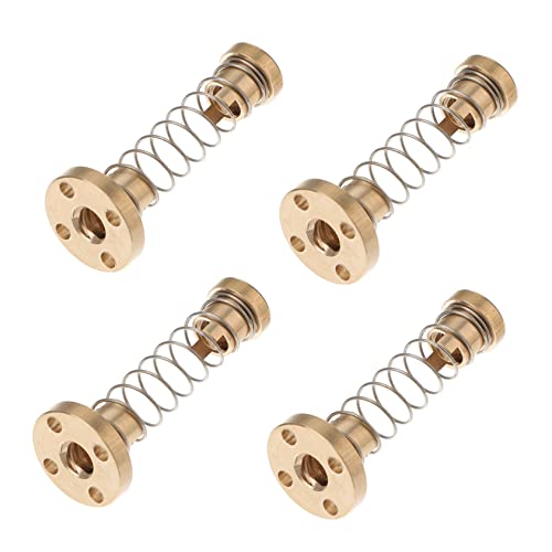 4pcs Anti-backlash T8 Lead Screw Nut Set Copper for 3d Printer