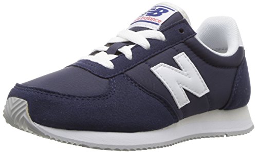 New Balance Kid's 220 V1 Sneaker, Navy/White, 4.5 Youth / 6.0 -Women