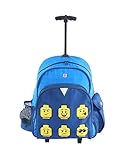 mochila escolar lego Mochila universal compacta con un peso ligero y agradable de 1300 g, con cremallera, bolsillo delantero ideal para estuche, gran compartimento principal